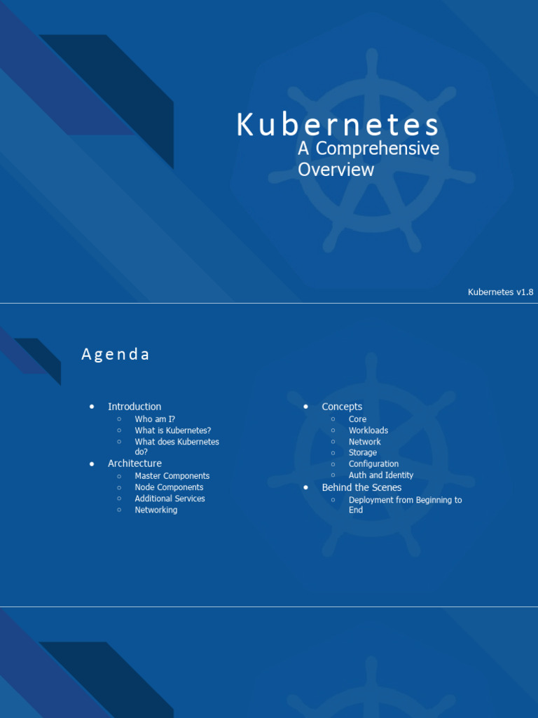 Kubernetes Architecture Overview | PDF | Computer Cluster | Operating ...