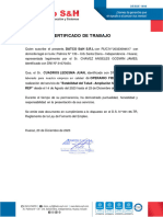 Certificado Juan Cuadros