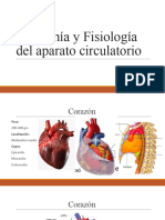 Anatomía y Fisiología Del Aparato Circulatorio