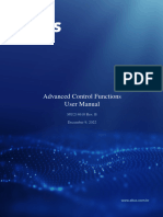 Advanced Control Functions - User Manual