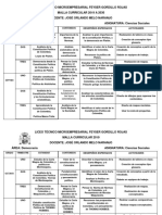 Malla Curricular Democracia 6 A 11 de Ba