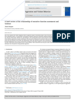 A Brief Review of The Relationship of Executive Function Assessment and Violence .