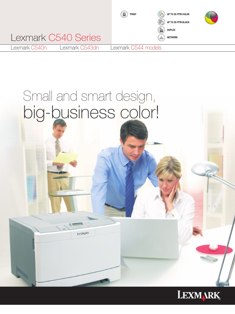 LexmarkC544n Product Brochure | PDF | Printer (Computing) | Macintosh