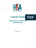 Dispensinglc2021 - Dispensing Course Learner Guide - Nov 2021 Final