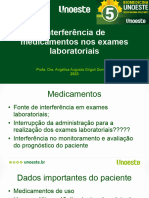 Slides Interferências Laboratoriais de Medicamentos