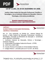 Lei 11.892/2008: Instituição dos IFs | PDF | Pensamento ...