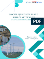 Modul Ajar Fisika - Energi Alternatif - Fase E