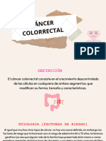 Cancer Colorrectal Presentación