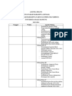 Agenda Sidang. Tata Tertib Sidang