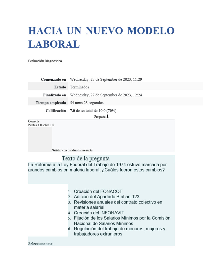 Hacia Un Nuevo Modelo Laboral | Descargar gratis PDF | Derecho laboral ...
