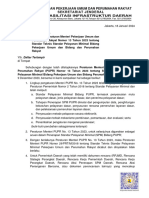Penetapan Permen Menteri PUPR No 13 Tahun 2023 Tentang SPM Bidang PUPR