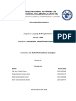 A2U1 - Grupo #1 - Investigación Sobre IDES de Programación