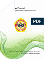 Jadwal Seminar Proposal: Program Dosen Wajib Mengabdi (PDWA) Tahun 2023