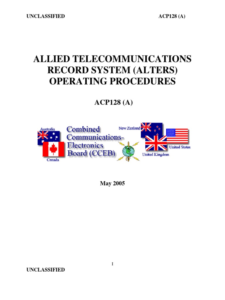 Acp128 A | PDF | Telecommunications | Semiotics