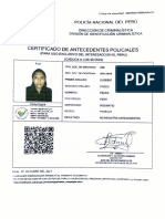 Certificado Policial