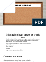 Managing Heat Stress at Work-Safety Presentation
