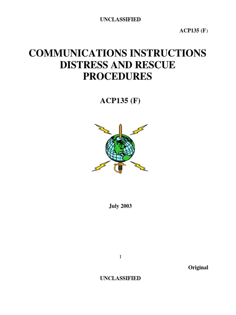 ACP135(F) Distress and Rescue Procedures | PDF | Telecommunications ...