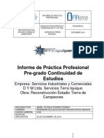 Informe de Práctica Profesional  