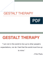 Gestalt Therapy