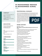 Mmohammedirshadmmohammed Ajmal CV 2