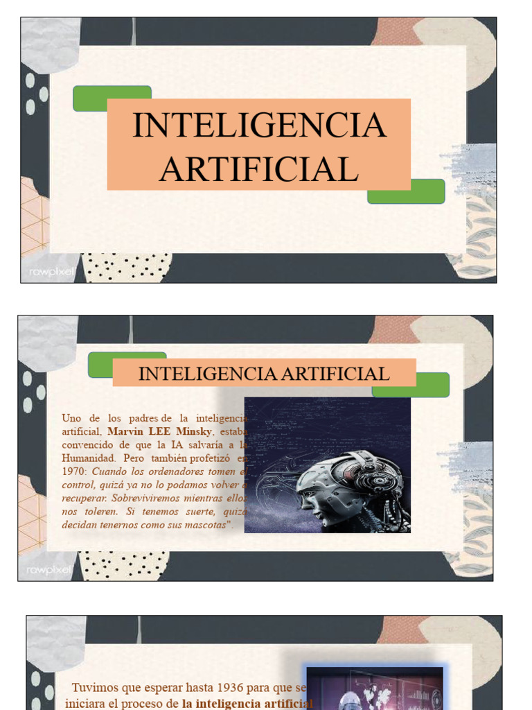 Historia y Aplicaciones de la IA | PDF | Inteligencia artificial ...
