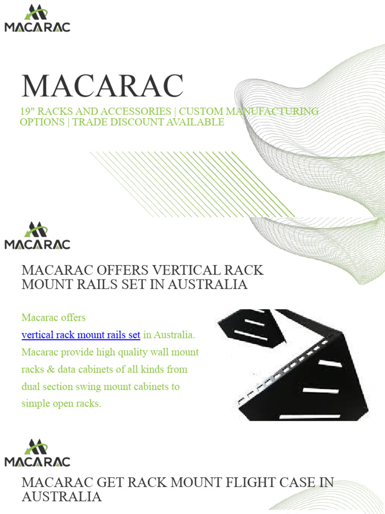 MaCarac-Adjustable Open Rack | PDF | Technology & Engineering