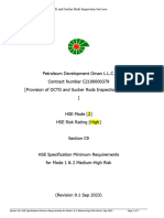 C9 - HSE Specifications