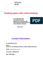 4 - Songcheng Ying - Reading Papers With Critical Thinking18oct61