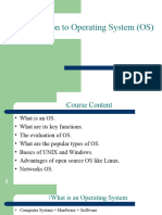 Operating System and Its Types (Autosaved)