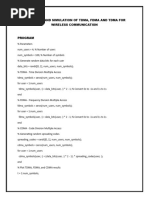 Modelling and Simulation of Tdma, Fdma and Tdma For Wireless Communication