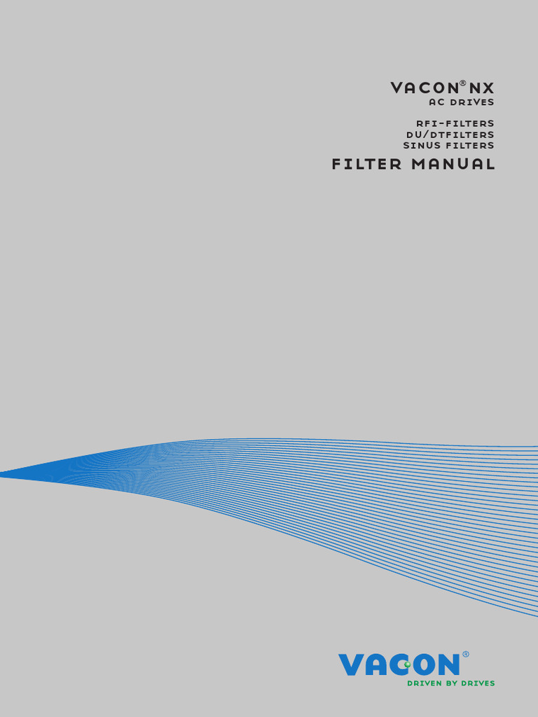 Vacon NX Filters User Manual DPD01571A UK | PDF | Electric Motor ...