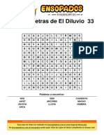 Sopa de Letras de El Diluvio - 33