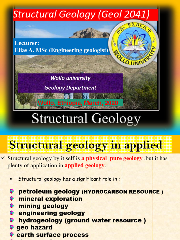 Overview of Structural Geology Concepts | PDF | Structural Geology ...
