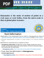 CH 3. Kinematic Analysis of Structures