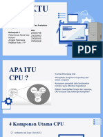 Tugas Organisasi Dan Arsitektur Komputer (Struktur CPU) Kelompok 2