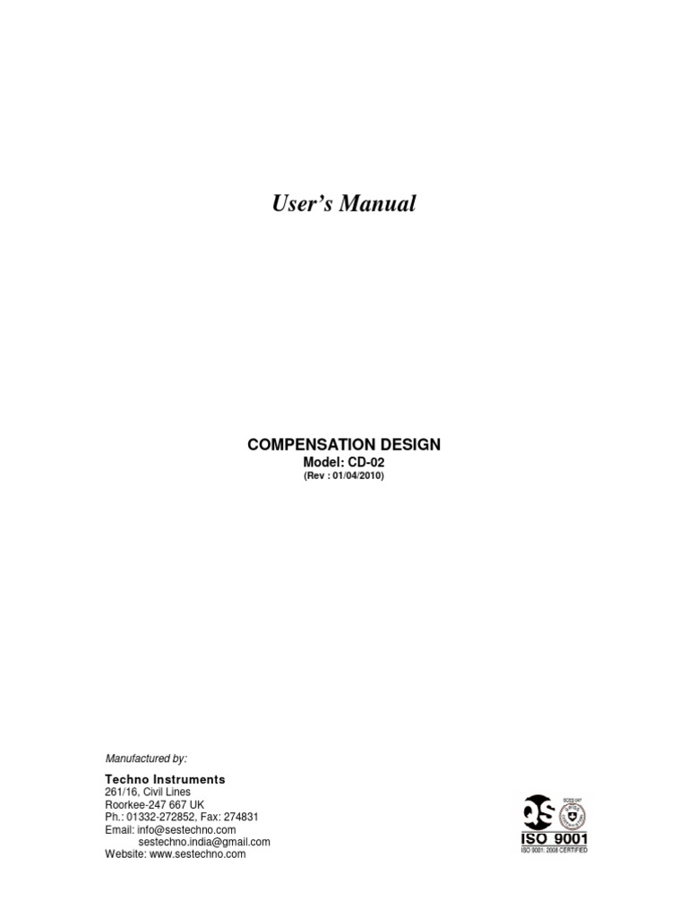 Compensation Design | PDF | Control Theory | Systems Theory