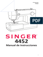 SINGER 4452 Manual de Instrucciones ESP