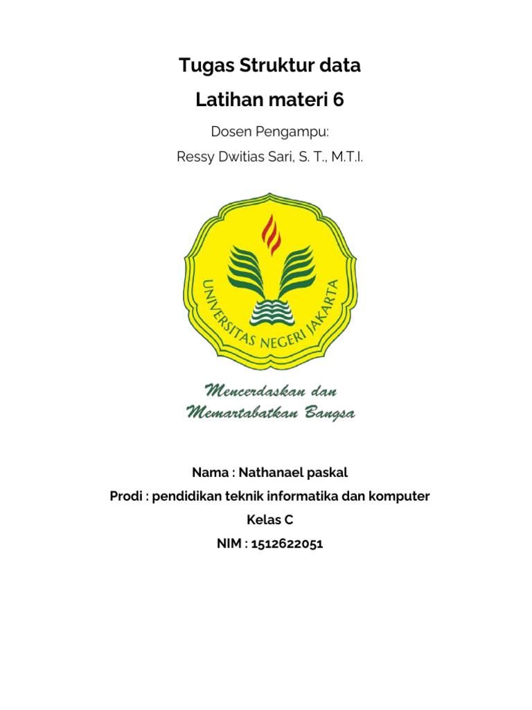 Algoritma dan Output Struktur Data Stack | PDF | Komputer