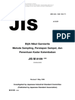 JIS M 8109 1996 Indonesia