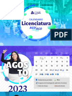 Calendario Oficial Licenciatura 23 - 24 ULSA