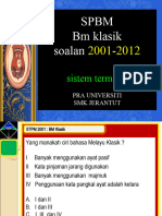 2.3 Soalan Koleksi Mulai 2001 (BM Klasik)