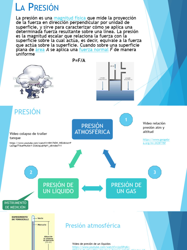 Presion | PDF | Presión | Cantidad