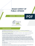 CISR Approved IRI Poll Presentation Georgia September October 2023 For Public Distribution