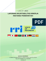 LAKIP 2023 LPP RRI STASIUN SIARAN LUAR NEGERI - KEUANGAN V.O.I LPP RRI Siaran Luar Negeri LPP RRI