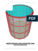 Underground Circular Water Tank