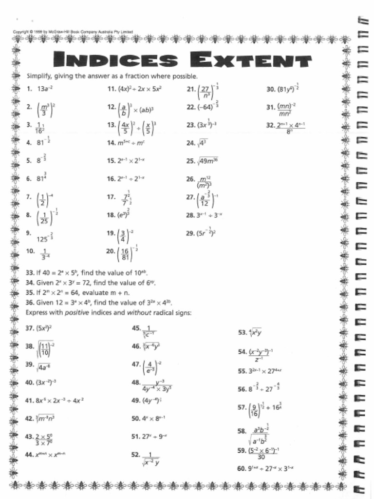 Questions Hard Indices | PDF