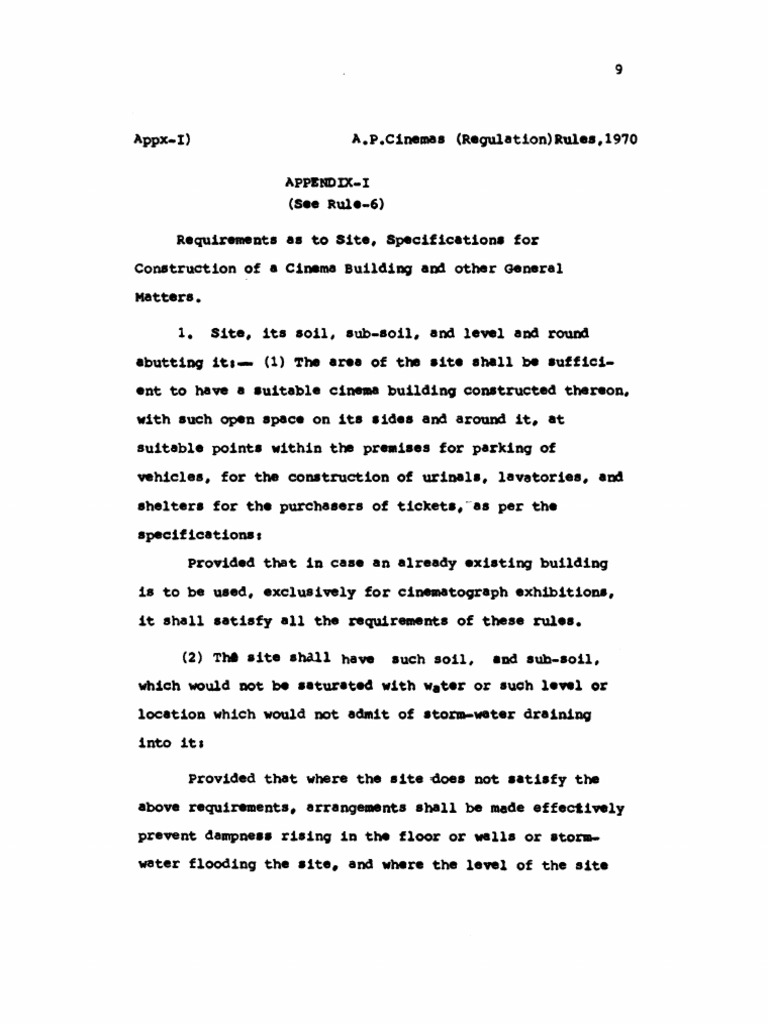 andhra-pradesh-cinema-rules-1970-pdf-stairs-civil-engineering