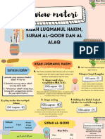 Review Materi: Kisah Luqmanul Hakim, Surah Al-Qodr Dan Al Alaq