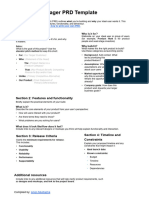 DCTP - One-Pager PRD Template