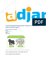 Contoh Paragraf Menggunakan Degree of Comparison Dalam Bahasa Inggris